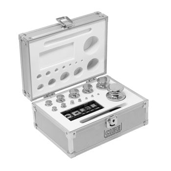 F1 CLASS STAINLESS STEEL CERTIFIED WEIGHT SETS WITH ALUMINIUM CASE