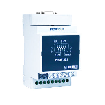PROFI232 EXTERNAL PROFIBUS INTERFACE IN CASE FOR DIN BAR, FOR "ENTERPRISE" SERIES INDICATORS