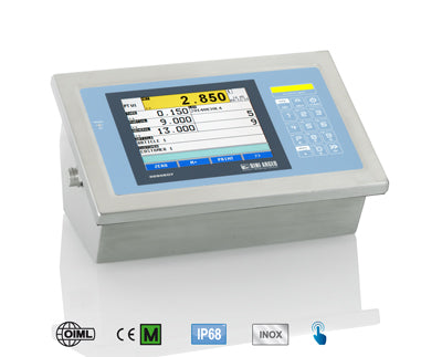 3590EGT Indicator "GRAPHIC TOUCH": Touch Screen weight indicator for industrial applications