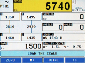 3590ETKR "TOUCH": Touch Screen weight indicator with transport case - 0