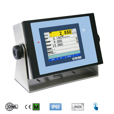 3590ETT "TOUCH": Touch Screen weight indicator with adjustable inclination