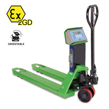 TPWX2GD "HAZARDOUS ZONE" SERIES PALLET TRUCK SCALE ATEX