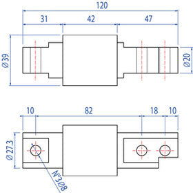 "FXC C6" SERIES: BENDING BEAM LOAD CELLS, C6 CLASS