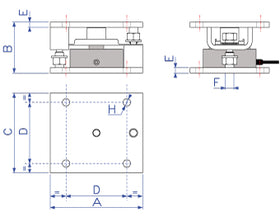 KCPN ASSEMBLY KITS FOR COMPRESSION LOAD CELLS