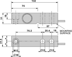 "SBK C6" SERIES IP68 STAINLESS STEEL SHEAR BEAM LOAD CELLS