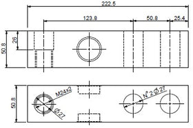 SBX-1K SERIES SHEAR BEAM LOAD CELLS, 10000kg