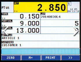 TPWTS "ENTERPRISE" TOUCH SCREEN SERIES PALLET TRUCK SCALE